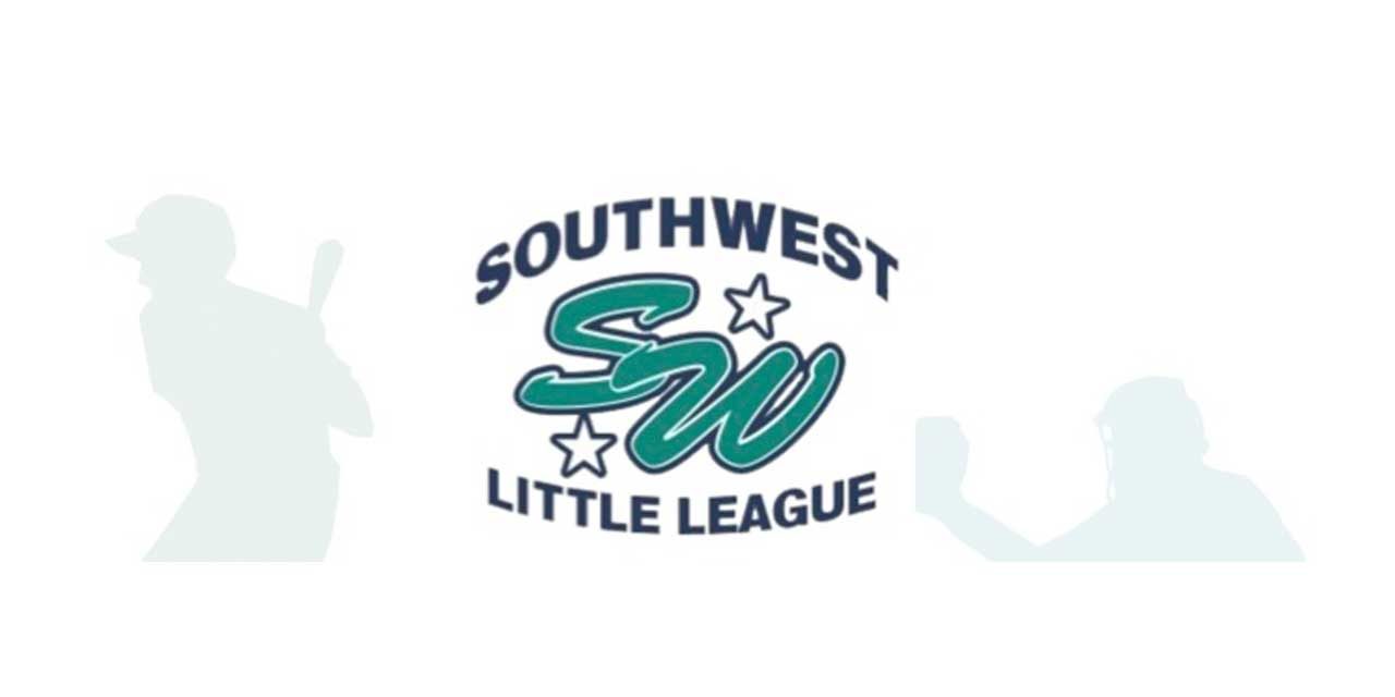 Southwest Little League youth baseball in-person sign ups will be this Saturday, Feb. 20