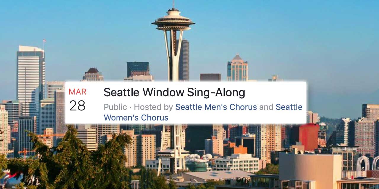 Sing loud, White Center! Join the ‘Seattle Window Sing-Along’ Saturday night at 7 p.m.!
