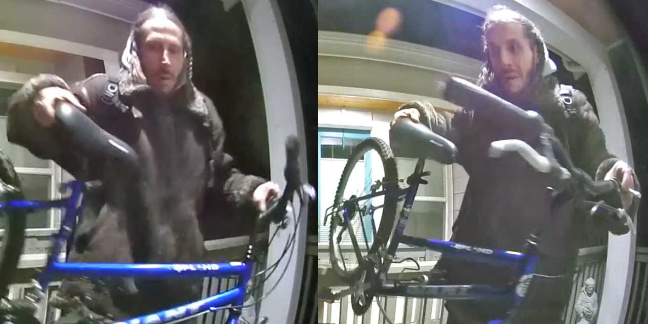 VIDEO: Recognize this thief? He stole a mountain bike from a front porch