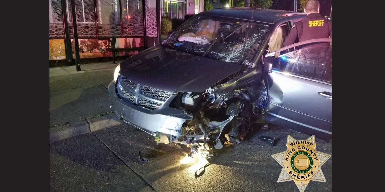 Police chase stolen minivan, arrest driver after it crashes in White Center