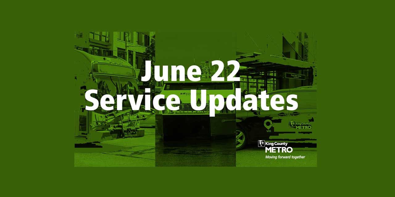 Metro will restore some transit service starting Monday, June 22