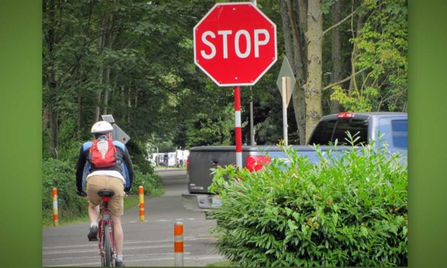 Tracy Codd: Washington State bicyclists now allowed to yield at stop signs rather than come to complete stop
