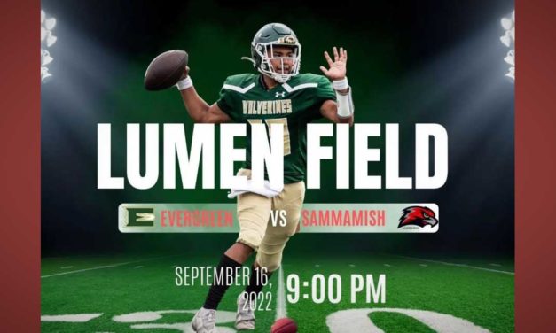 Evergreen High Wolverines football will take on Sammamish at Lumen Field Friday night