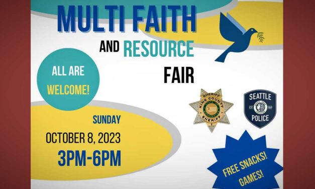 Multi-Faith Resource Fair will be Sunday, Oct. 8 in White Center