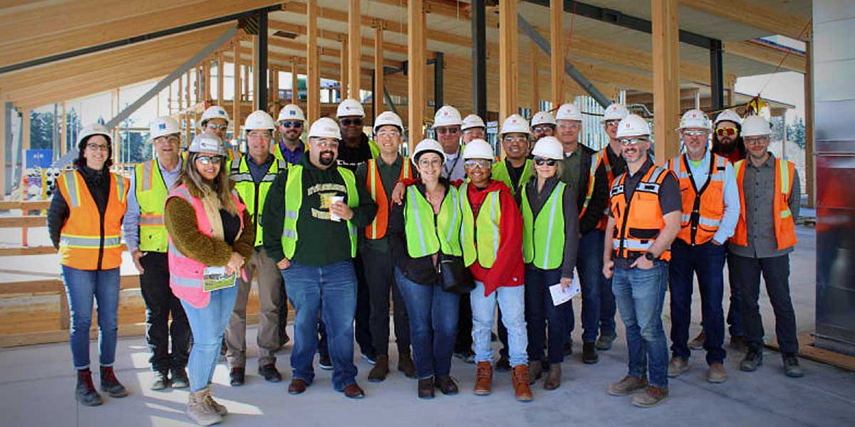 PHOTOS: Highline School Board members see progress at tour of new Evergreen High site