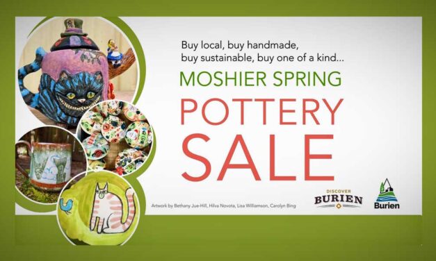 Shop local, shop handmade (and for Mother’s Day) at Moshier Spring Pottery Sale on Saturday, May 4