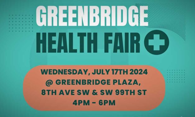 Greenbridge Health Fair will be this Wednesday, July 17
