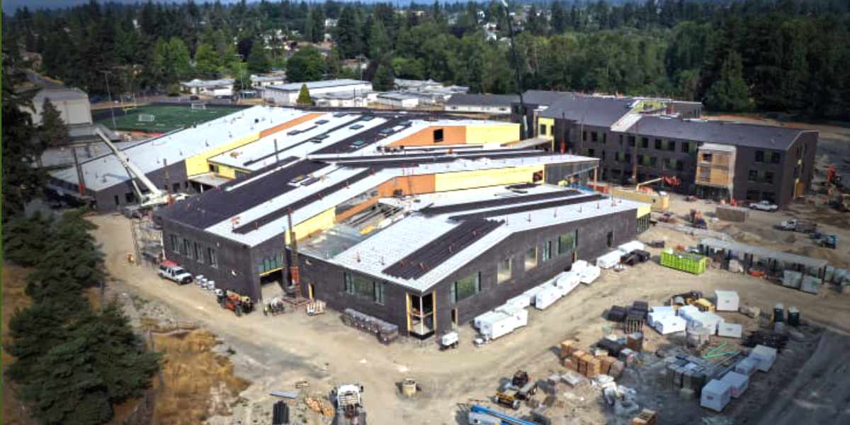 PHOTOS: Construction at Evergreen High School showcases nature-inspired design