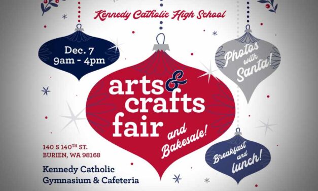 SAVE THE DATE: Kennedy Catholic High School’s annual Arts & Crafts Fair & Photos with Santa will be Saturday, Dec. 7