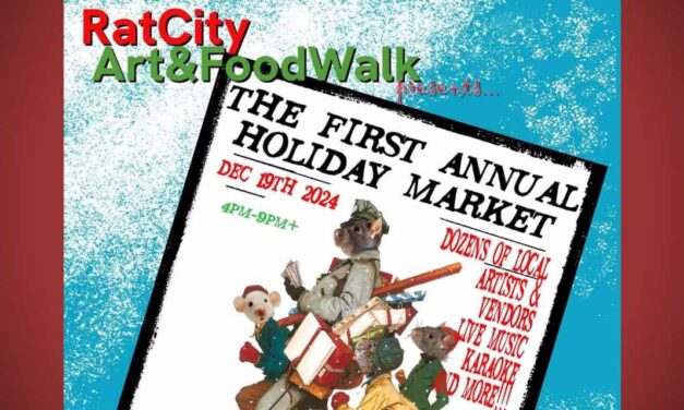 Rat City/White Center Art Walk’s first-ever Holiday Market will be this Thursday night, Dec. 19