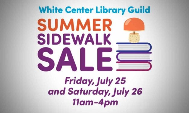 White Center Library Guild to host Summer Sidewalk Sale this Friday & Saturday