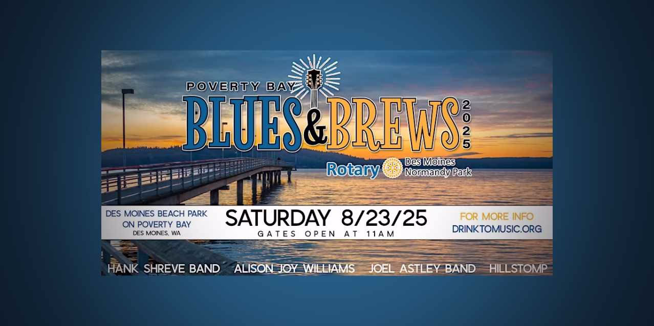 Poverty Bay Blues & Brews Fest promises live music, great beer, and sunshine on Saturday, Aug. 23