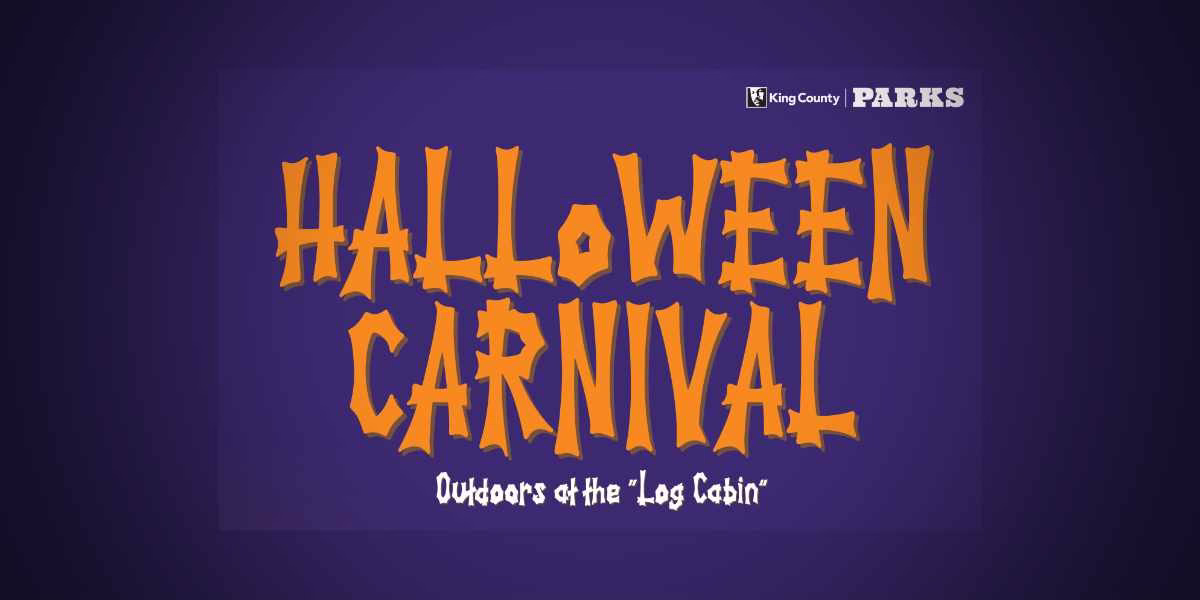 King County Parks’ Outdoor Halloween Carnival will be Saturday, Oct. 25