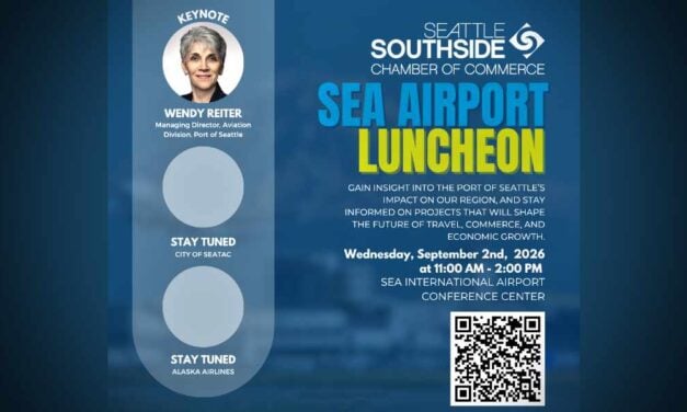 Seattle Southside Chamber Airport Luncheon set for Wednesday, Sept. 2