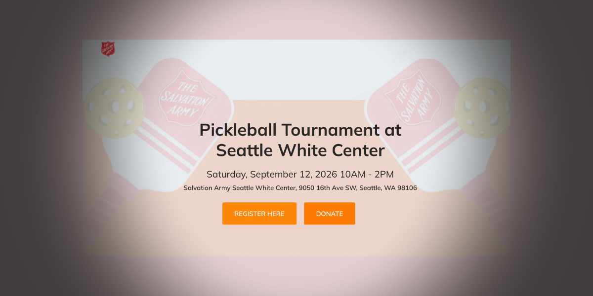 Salvation Army White Center to host pickleball fundraiser Saturday, Sept. 12 for youth programs